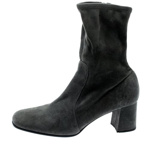 prada ankle boots sale|prada block heel boots.